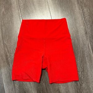 Red Active Shorts